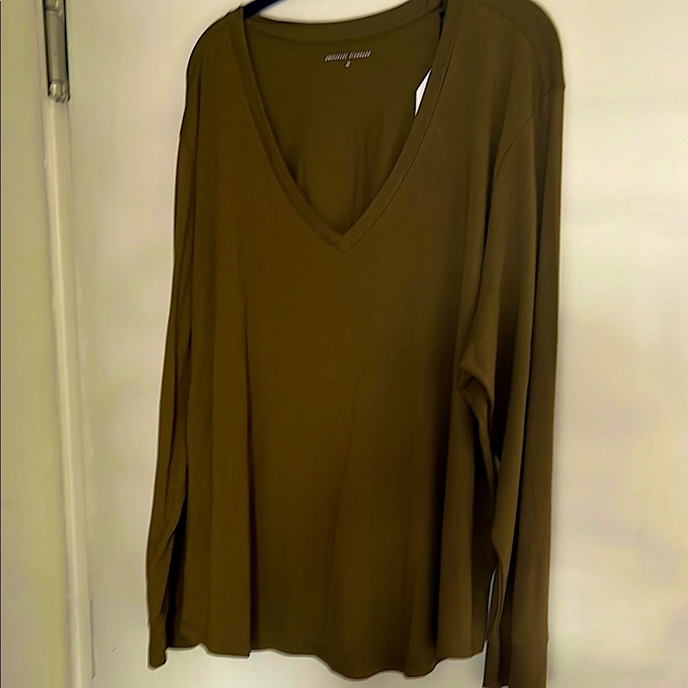 universal Standard Brand new VREX Long Sleeve Shirt
